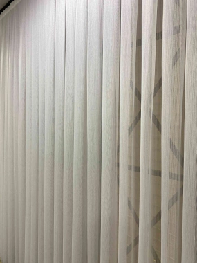 Taç Döner Nire 83305 Düz çizgili Tül Perde