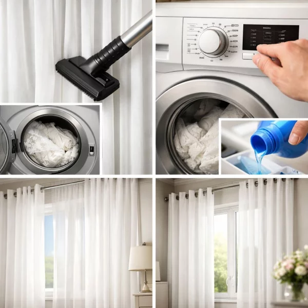 Tül Perde Nasıl Yıkanır? Evde Kolay Uygulanabilir 7 Adım