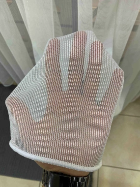 Yt 1994 Simli Çizgili Düz Tül Perde