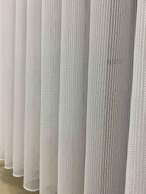 Ayna Didim Düz Çizgili Tül Perde