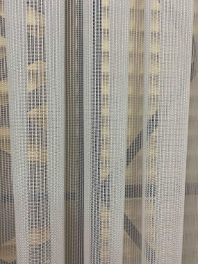 Ayna Didim Düz Çizgili Tül Perde