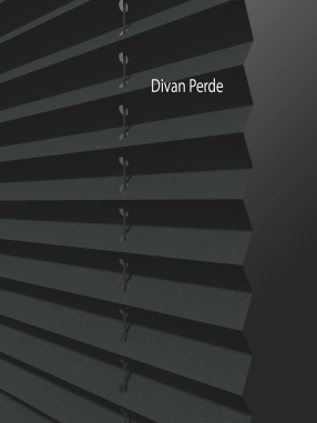 Güneş Geçirmeyen Antrasit Plicell Perde Niteflite 07