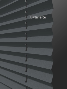 Güneş Geçirmeyen Koyu Gri Plicell Perde Niteflite 06