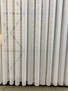 Paris Bambu Düz Sade Tül Perde