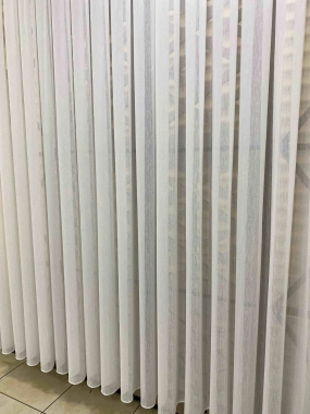 Paris Bambu Düz Sade Tül Perde