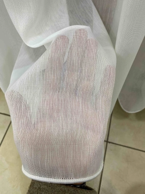 Paris Bambu Düz Sade Tül Perde