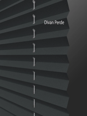 Parrot Koyu Gri Plicell Perde 19