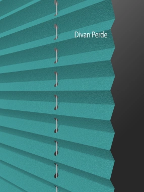 Parrot turkuaz Plicell Perde 16