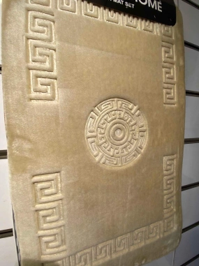 River Home İkili Banyo Paspası Bej