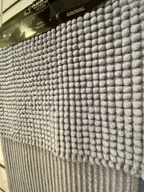 River Home İkili Dekoratif Banyo Paspası Açık Mavi