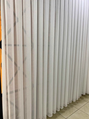 İnce Çizgili Zarif Tül Perde