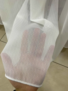 İnce Çizgili Zarif Tül Perde