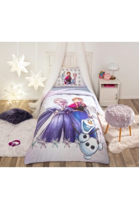 Özdilek Frozen Frosted Tek Kişilik Disney Lisanslı Çocuk Nevresim Takımı